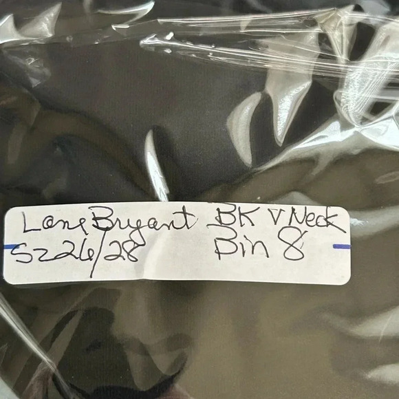 Women’s Plus Size 26/28‎ Black V Neck Tunic Top Jewels Stretch Dolman Whimsigoth - Picture 12 of 12